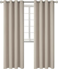 BGment Camel Room Darkening Curtains 95 Inch for Living Room - 2 Panels