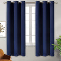 BGment Navy Blue Blackout Curtains for Bedroom 63 Inch Long - 2 Panels