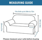 H.VERSAILTEX Stretch Velvet Loveseat Covers for 2 Cushion Couch Covers for Living Room Sofa Covers Slipcovers with Non Slip Straps Bottom, Ultra Thick Comfy Velour (Width 58"-72", Taupe)
