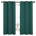 NICETOWN Grey Blackout Curtains for Bedroom 42" Wide x 63" Long 2 Panels