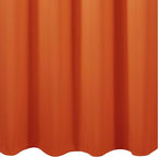 LEMOMO Blackout Curtains 66 x 84 inch/Orange Curtains Set of 2 Panels/Thermal Insulated Room Darkening Bedroom Curtains