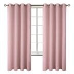 BGment Pink Room Darkening Curtains 72 Inch for Bedroom - 2 Panels
