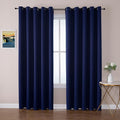 ChrisDowa Blackout Curtains for Bedroom and Living Room 70 Inches Wide