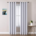 ChrisDowa Room Darkening Curtains for Bedroom and Living Room 84 Inch Long