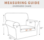 Easy-Going 100% Waterproof Oversized Chair Couch Cover, Stretch Sofa Cover