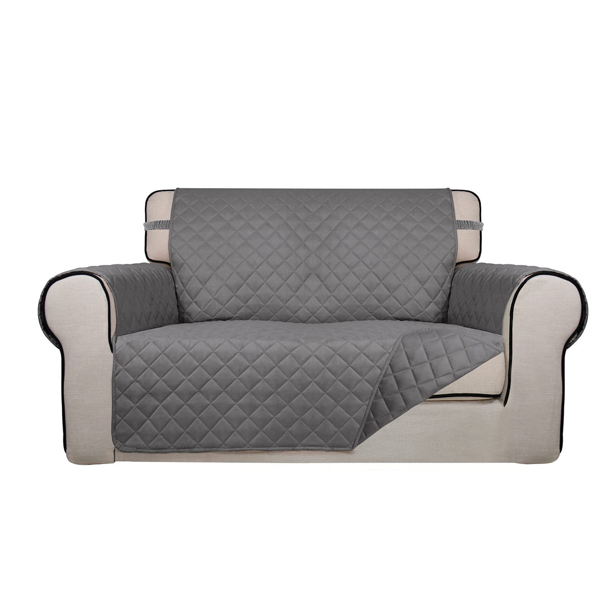 PureFit Reversible Quilted Couch Covers for Dogs Loveseat Sofa Cover 46.5”