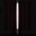 LEMOMO Red Thermal Blackout Curtains/52 x 108 Inch/Set of 2 Panels Room Darkening Curtains for Bedroom