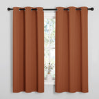NICETOWN Grey Blackout Curtains for Bedroom 42" Wide x 63" Long 2 Panels