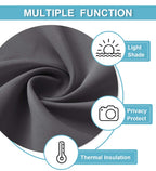 RYB HOME Cafe Blackout Curtains 24 inch Length for RV Camper Kitchen Window