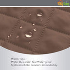 Easy-Going Reversible Oversized Couch Cover for 3 Cushion Couch Sofa Cover for Dogs Water Resistant Furniture Protector Cover with Foam Sticks for Pet (Oversized Sofa, Brown/Beige)