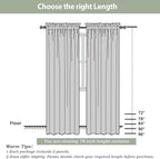 OWENIE Sheer Curtains 78 inches Long for Bedroom Living Room 2 Panels Set, Rod Pocket Soft Light Filtering Privacy Fimly Sheer Curtains & Drapes, Solid Purple Window Treatments, 42Wx78L