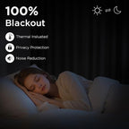 CUCRAF Dark Grey Blackout Curtains 108 inch Length 2 Panels Set, Rod Pocket Room Darkening Drapes for Bedroom Living Room, Insulated Thermal Light Blocking Window Curtain (W52 x L108 Inch)
