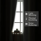 Estelar Textiler Brown and Greyish White Blackout Curtains 52Wx45L 2 Panels