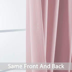 Yakamok Extra Wide Blackout Curtain for Sliding Glass Door, Grommet Thermal Insulated Room Divider Curtain 100W x 96L inch, Room Darkening Patio Curtain,8.3ft Wide x 8ft Tall, 1 Panel,Pink