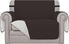 Easy-Going Reversible Couch Cover, Oversized Chair, Chocolate/Ivory