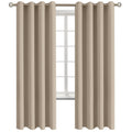 BGment Sand Room Darkening Curtains 72 Inch for Bedroom - 2 Panels