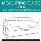 U-NICE HOME Stretch Couch Cover Sofa Cover Washable Sofa Slipcover Furniture Protector for 3 Cushion Couch Sofa Pet Friendly(Sofa, Taupe)