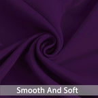 Yakamok Room Darkening Curtains 62x72 inch Length Purple-Living Room