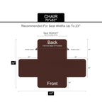 U-NICE HOME Reversible Recliner Chair Covers, Huntergreen/Sage