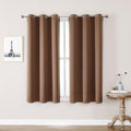 ChrisDowa Room Darkening Curtains for Bedroom and Living Room 63 Inch Long