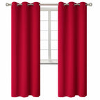 BGment Red Blackout Curtains for Living Room 84 Inch Long - 2 Panels