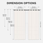Joydeco Blackout Curtains 108 Inch Long 2 Panels Set, Black Curtains with Grommet, Room Darkening Thermal Insulated Long Drapes for Living Room Bedroom Window (Black, W52 x L108 Inch)