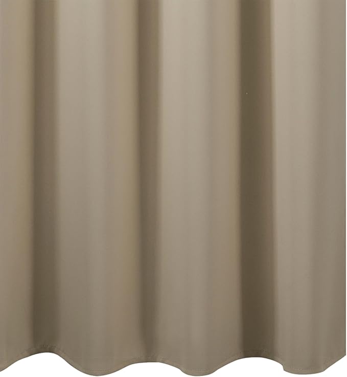 LEMOMO Blackout Curtains 66 x 72 Inch Long Beige Curtains Set of 2 Panels Room Darkening Curtains for Bedroom and Living Room