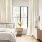 MIULEE Birch Back Tab Blackout Curtains 102 Inch Long 2 Panels Set for Bedroom, Rod Pocket/Pinch Pleated Thermal Insulated Living Room Darkening Light Blocking Floor to Ceiling Drapes