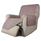 Easy-Going Reversible Couch Cover, Recliner 22 in, Pink/Beige