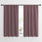 NICETOWN Kitchen Curtains, Short Blackout Curtains & Drapes, Home Decoration Privacy Thermal Insulated Curtains for Unicorn Theam Room (Dry Rose, 42" Wide, 54" Long, 2 PCs)