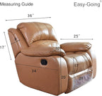 Easy-Going Oversized Recliner Cover Reversible Couch Cover Sofa Cover for Living Room Water Resistant Furniture Protector with Elastic Straps for Pets Dog (Oversized Recliner, Chocolate/Ivory)