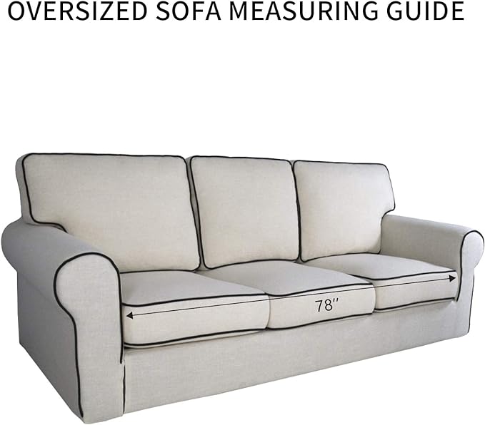 PureFit Super Stretch Sofa Slipcover – Spandex Non Slip Soft Couch Sofa Cover, Washable Furniture Protector with Non Skid Foam and Elastic Bottom for Kids, Pets （Oversized Sofa, Wine）