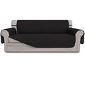 Easy-Going Reversible Couch Cover, 3 Cushion Sofa, Large, Black/Black