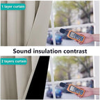 NICETOWN Natural Blackout Curtains 70 inches Long, 2 Pieces, 37" Wide Each Panel, Full Light Blocking Drapes with Black Liner for Nursery, Noise Reducing Thermal Insulated Draperies for Doorway