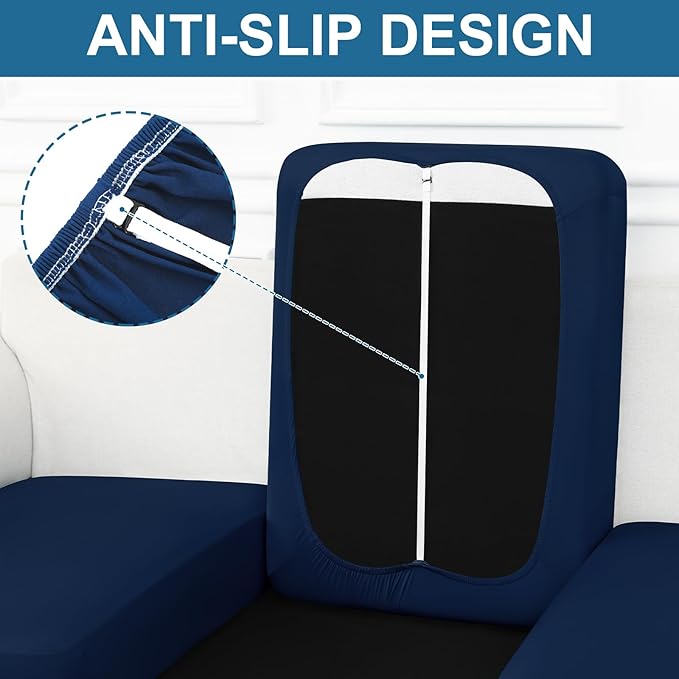 Smiry Couch Cushion Covers, Stretch Couch Covers for Sofa