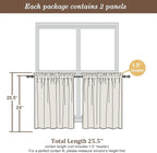 Chyhomenyc Sheer Purple Tier Curtains 24 Inch Length, Small Window Curtains Treatment for Bathroom Living Room Basement, Short Rod Pocket Cafe Curtain, 42W x 24L Inches, 2 Panels