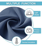 RYB HOME Short Blackout Curtains for Bedroom, Room Darkening Insulated