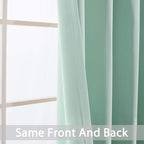 Yakamok Extra Wide Blackout Curtain for Sliding Glass Door, Grommet Thermal Insulated Room Divider Curtain 100W x 84L inch, Room Darkening Patio Curtain,8.3ft Wide x 7ft Tall, 1 Panel,Aqua