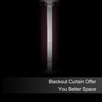 LEMOMO Blackout Curtains 52 x 45 inch/Burgundy Red Curtains Set of 2 Panels/Thermal Insulated Room Darkening Bedroom Curtains
