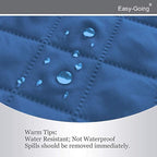 Easy-Going Recliner Sofa Slipcover Reversible Sofa Cover Water Resistant Couch Cover Furniture Protector with Elastic Straps for Pets Kids Children Dog Cat (Recliner, Blue/Ivory)