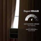 MIULEE Velvet Curtains 96 inches 2 Panels - Luxury Blackout Curtains for Bedroom Living Room Thermal Insulated Super Soft Window Drapes Rod Pocket & Back Tab, Camel Beige, W52 x L96 inches