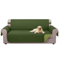 U-NICE HOME Large Sofa Cover Reversible Couch Cover, Huntergreen/Sage