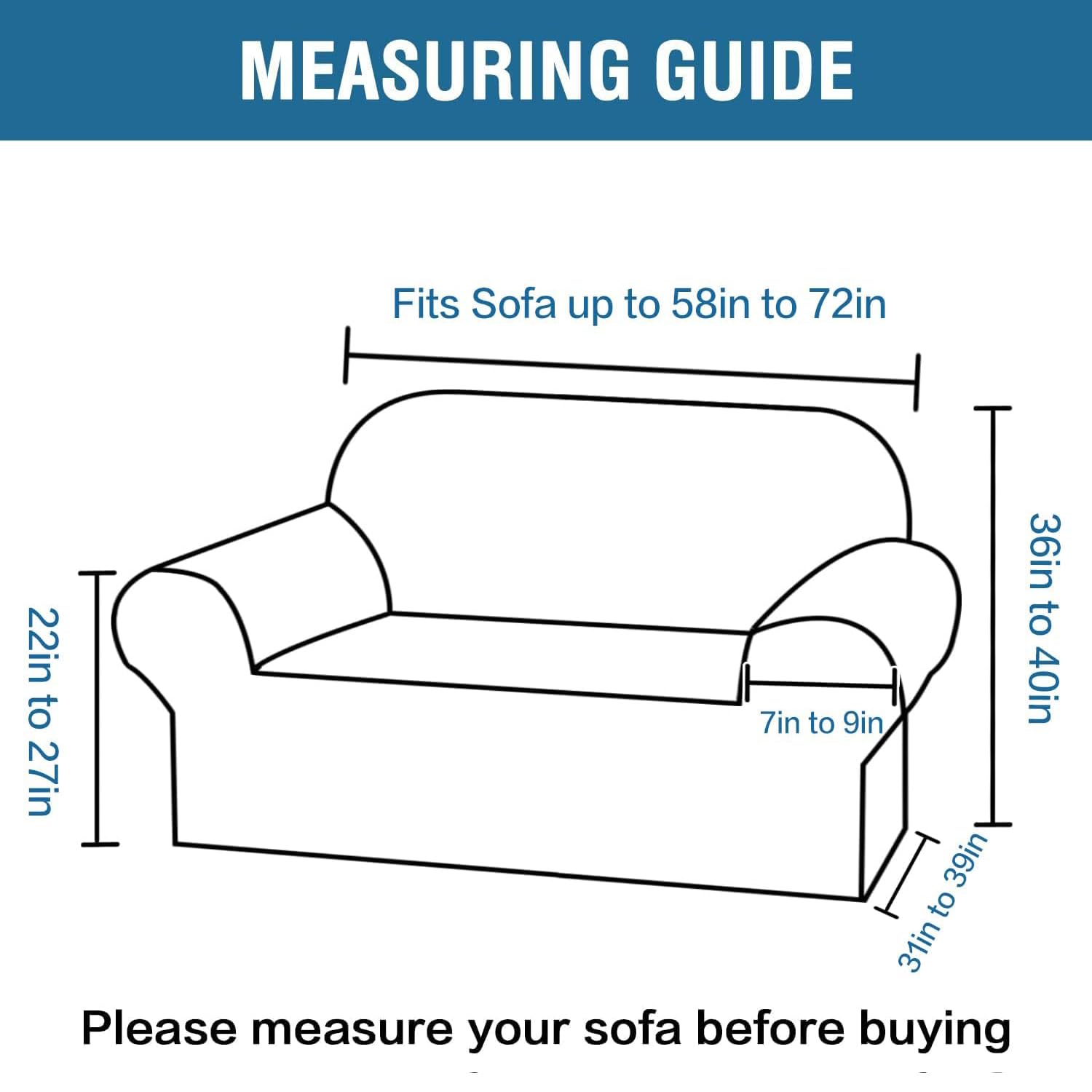 H.VERSAILTEX Stretch Velvet Loveseat Covers for 2 Cushion Couch Covers for Living Room Sofa Covers Slipcovers with Non Slip Straps Bottom, Ultra Thick Comfy Velour (Width 58"-72", French Oak)