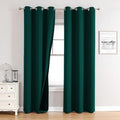 ChrisDowa 100% Blackout Curtains for Bedroom 84 Inches Long 2 Panels Set