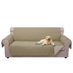 U-NICE HOME Reversible Sofa Cover Couch Cover for Dogs, Light Camel/Beige