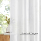 NICETOWN White Sheer 54 inch Length Curtains, Grommet Soft Voile Sheer Light Filtering Lightweight & Breathable Window Treatments for Nursery/Cafe, W30 x L54, 2 Panels