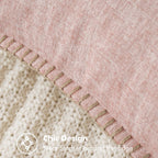 MIULEE Decorative Couch Throw Pillow Covers 20x20 Inch Pink 2 Pack