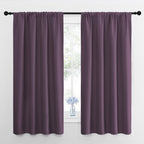 NICETOWN Blackout Curtains for Living Room, Plum, 2 Panels, 42 by 63, Darkening Window Curtain Panels, Easy-Care Solid Thermal Insulated Draperies/Drapes for Daughter Room