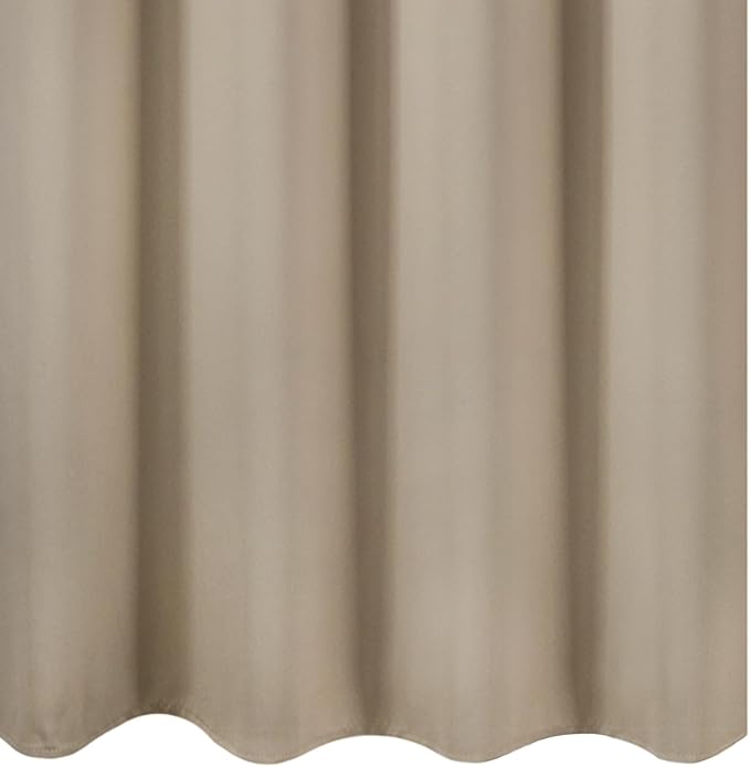 LEMOMO Khaki Thermal Blackout Curtains/52 x 72 Inch/Set of 2 Panels Room Darkening Curtains for Bedroom
