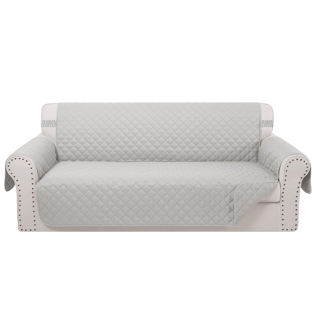 Luxshare Home Reversible Oversized Sofa Covers, XL Sofa, Light Grey/Light Grey